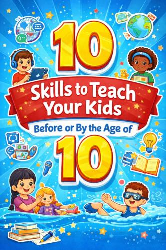 10 Skills to Teach Your Kids Before or By the Age of 10 by 